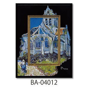 ビッグアート 名画Sシリーズ 名画 ゴッホ オーヴェルの教会 ユーパワー BA-04012 ギフト 額付き インテリア 取寄品