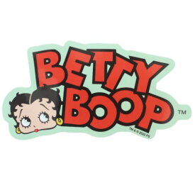 アウトドアステッカー ビッグシール ベティブープ ロゴ BETTY BOOP スモールプラネット ビニールステッカー デコシール 耐水性 メール便可