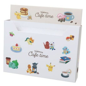 ファイルBOXメモ メモ帳 ポケットモンスター CAFE TIME 整列 新入学 ポケモン カミオジャパン 新学期準備文具 メール便可