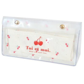 クリアコーデペンポーチ ペンケース TOI ET MOI カミオジャパン 筆箱 新学期準備文具 かわいい