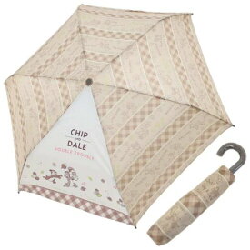 折畳傘 折りたたみ傘 チップ＆デール チェック ディズニー ジェイズプランニング 折り畳み傘 子供 女の子