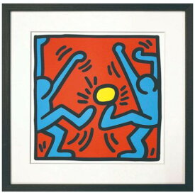 Keith Haring アートポスター キースヘリング Untitled 美工社 額付き ギフト インテリア 取寄品【プレゼント】ベルコモン