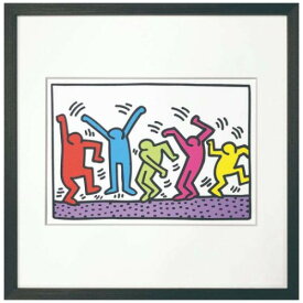 Keith Haring アートポスター キースヘリング Untitled (dance) 美工社 額付き ギフト インテリア 取寄品【プレゼント】ベルコモン