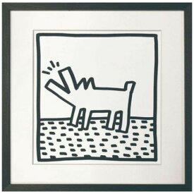Keith Haring アートポスター キースヘリング Untitled(barking dog) 美工社 額付き ギフト インテリア 取寄品【プレゼント】ベルコモン