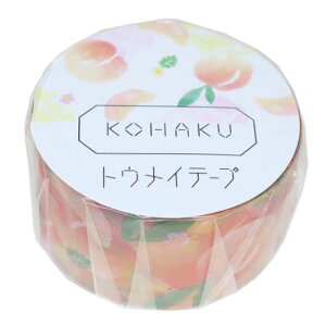 20mmトウメイテープ マスキングテープ コハク KOHAKU ピーチ Green Flash マステ デコレーション おしゃれ文具 かわいい メール便可