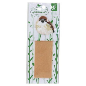 刺繍栞 ブックマーク スズメ ヒサゴ しおり かわいい メール便可