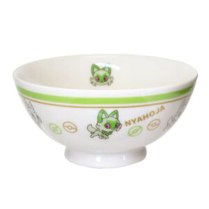 シンプル茶碗M お茶碗 ポケットモンスター ニャオハ ポケモン 金正陶器 食器 かわいい
