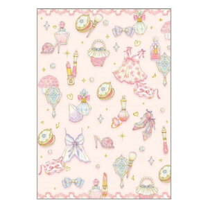 B6ノート 横罫ノート たけいみき フェミニンコスメ クローズピン おしゃれ文具 ミニノート ガーリーイラスト メール便可