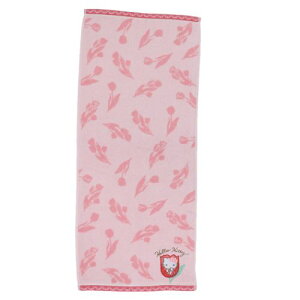 ジャガードロングタオル フェイスタオル ハローキティ ブルームキティ サンリオ 丸眞 新生活雑貨 メール便可