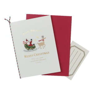 Ebhp[cJ[h NX}XJ[h Handmade card T^ƃ\ APJ tO[eBOJ[h Xmas [։