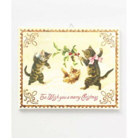 ホリデーアートボード インテリア雑貨 CAT アミナコレクション おしゃれ クリスマスプレゼント ギフト メール便可