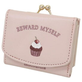 ミニ財布 がまぐち三つ折り ミニウォレット ショコラフィーユ チョコカップケーキ クーリア コンパクト かわいい