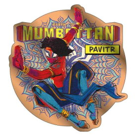 メタリックステッカー ビッグ シール スパイダーマン：アクロス ザ スパイダーバース SPIDER-MAN INDIA B インロック コレクション雑貨 メール便可