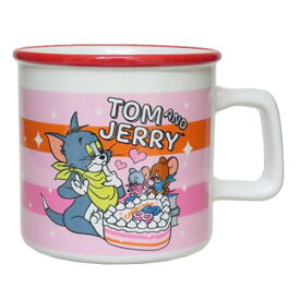 ラウンドリップマグカップ コップ トムとジェリー ケーキ ワーナーブラザース スモールプラネット コーヒーカップ ティーカップ ギフト