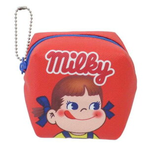 お菓子キューブラブリーポーチ ミニポーチ 不二家のペコちゃん ミルキー ジェイズプランニング 小物入れ