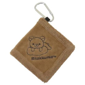 クリーナータオルS ミニタオル リラックマ スタンダードリラックマ サンエックス 丸眞 可愛い タオル 袋型 クリーナー ゴルフメール便可