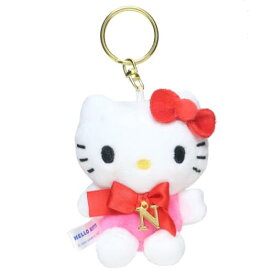 イニシャルマスコット マスコット ハローキティ RD N サンリオ ナカジマ ミニぬいぐるみ プレゼント かわいい