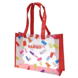 トートビーチバッグ プールバッグ HARIBO レッド お菓子パッケージ ニシオ 海プール サマーレジャー用品