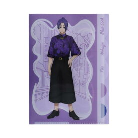 ダイカットクリアファイル5P ポケットファイル ブルーロック 御影 玲王 少年マガジン サンスター文具 新学期準備文具 アニメメール便可