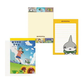 A6メモパッド メモ帳 おでかけ子ザメ 子ザメA エムプラン 文具 かわいい メール便可