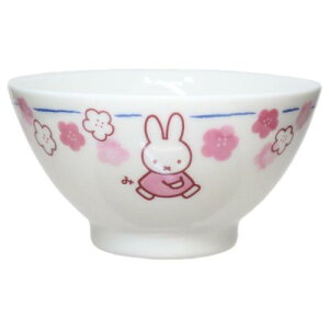 ライスボール お茶碗 ミッフィー ほのか 花 ディックブルーナ 金正陶器 プレゼント ギフト 絵本