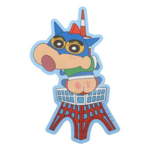 キャラステ キャラクターステッカー ダイカットシール クレヨンしんちゃん TOKYO スモールプラネット ダイカットビニールステッカー デコシール 耐水性 アニメメール便可