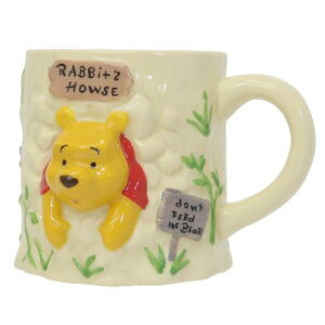 ハプニングマグ マグカップ くまのプーさん Rabbit House ディズニー サンアート プレゼント ギフト おもしろ雑貨 食器