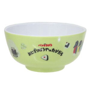 メラミンボウルS お茶碗 パンどろぼう グリーン ケイカンパニー メラミン食器 絵本