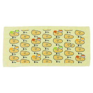 プリントロングタオル フェイスタオル おえかきさん なんさん オクタニ おもしろタオル 面白雑貨 メール便可