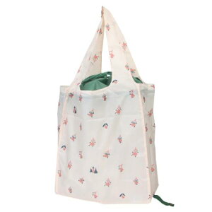 ワイド底板付エコバッグ エコバッグ ムーミン ルンルン 北欧 カミオジャパン ショッピングバッグ 折りたたみ コンパクト お買い物かばん メール便可