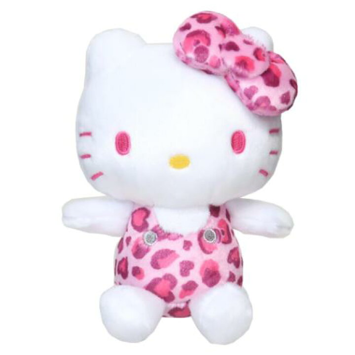 楽天市場】お座りぬいぐるみ ぬいぐるみ ハローキティ ヒョウ柄 