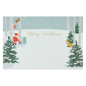 NX}XJ[h JX10-4 O[eBOJ[h CHRISTMAS |XgJ[h ̗тɃT^Ɠ TI v[g bZ[WJ[h [։