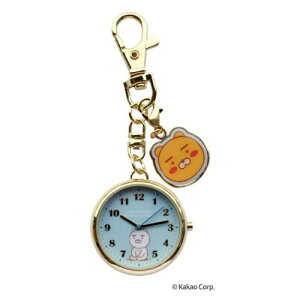チャーム付きKCウォッチJ キーホルダー時計 カカオフレンズ BL KAKAO FRIENDS フィールドワーク バッグチャーム メール便可