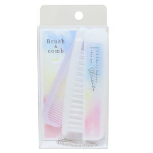折りたたみブラシ&コーム ヘアブラシ UTAKATA NO YUME カミオジャパン プレゼント 折りたたみくし かわいい メール便可