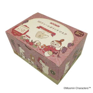 3Dチャームポイントマスク 20枚セット 立体マスク ムーミン 北欧 日本マスク 衛生用品