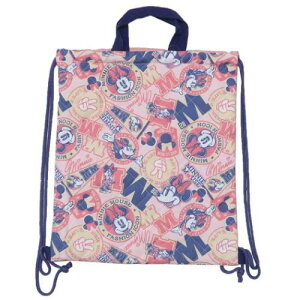 キルトナップサック ナップサック ミニーマウス ピンク 新入学 ディズニー アートウエルド 体操着入れ メール便可