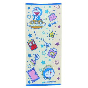シャーリングジャガードロングタオル オーガニックコットン フェイスタオル アイムドラえもん 星とひみつ道具 サンリオ 丸眞 新生活 アニメメール便可