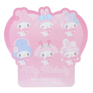 キャラクターステッカー ダイカットシール マイメロディ ガーリーポップハート 集合 サンリオ スモールプラネット デコシール 耐水性 メール便可