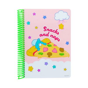 プラリングノートB6 リングノート ケアベア ピンク CareBears サンスター文具 かわいい メール便可