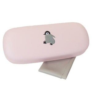 クロス付きメガネケース刺繍入り 眼鏡ケース コハクチャン フレンズヒル ハードタイプ プレゼント