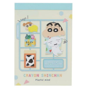 ミニミニメモ メモ帳 クレヨンしんちゃん プラスチックモデル ティーズファクトリー 新学期準備文具 かわいい アニメメール便可