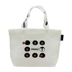 メッシュバッグSサイズ トートバッグ PINGUx松本セイジ WH ロータスウイング 手提げかばん メール便可