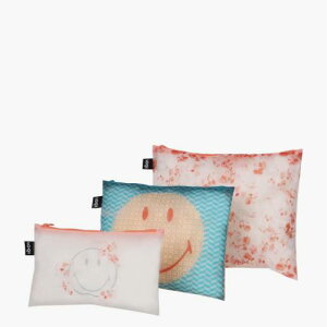 Zip Pockets ���|�[�`�咆��3�_�Z�b�g SMILEY Blossom LOQI ���[�L�[ �G�[���C �X�}�C���[ MILKY 3�A�|�[�`