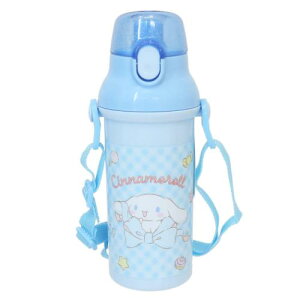 抗菌直飲プラボトル 水筒 シナモロール ビッグリボン サンリオ スケーター ワンタッチ 480ml