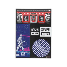 【ポイント10倍 & クーポン！】ステッカー ビッグシール JAPANESE ART ゴジラ メカゴジラ サンスター文具 デコシール デコステッカー メール便可