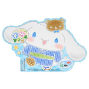 シヨチユウJSP 34-5 1枚入り グリーティングカード シナモロール サマー シナモロール浴衣 サンリオ 暑中お見舞い メール便可