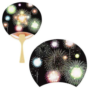 シヨチユウJSP 82-5 グリーティングカード サマー 花火うちわ サンリオ 暑中お見舞い メッセージカード メール便可