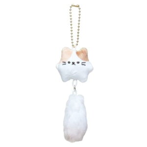 ゆらゆらしっぽマスコット マスコット もふっとてーる みけ クーリア ぬいぐるみキーホルダー ボールチェーン かわいい メール便可