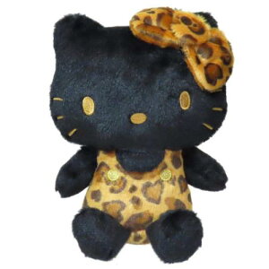 お座りぬいぐるみ ぬいぐるみ ハローキティ ヒョウ柄シリーズ サンリオ ケイカンパニー プレゼント
