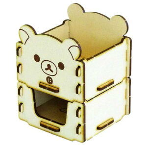 組み立て木箱2段 収納用品 リラックマ コリラックマ サンエックス ナガノファクトリー 小物入れ メール便可